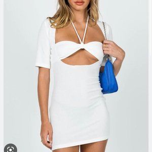 NEW WITH TAGS Lioness Field of Dreams Mini Dress White